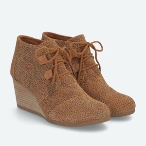 Toms Brown Ankle Booties